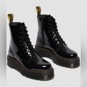 Dr. Martens JADON BOOT PATENT LEATHER PLATFORMS - 9 NWT